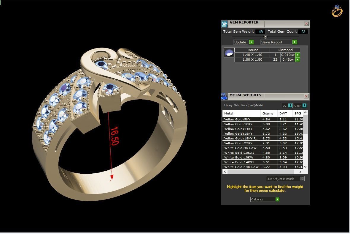 Ring Heart 3D print model_5