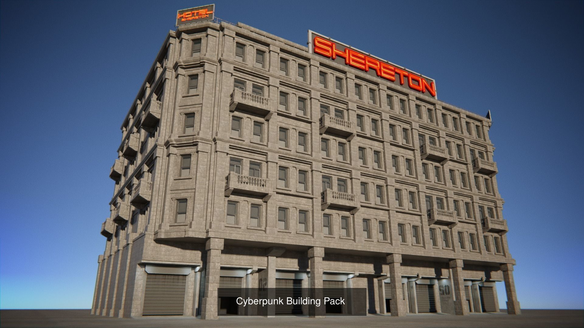 7 INDUSTRIAL BUILDING PACK 3D Model Collection_4