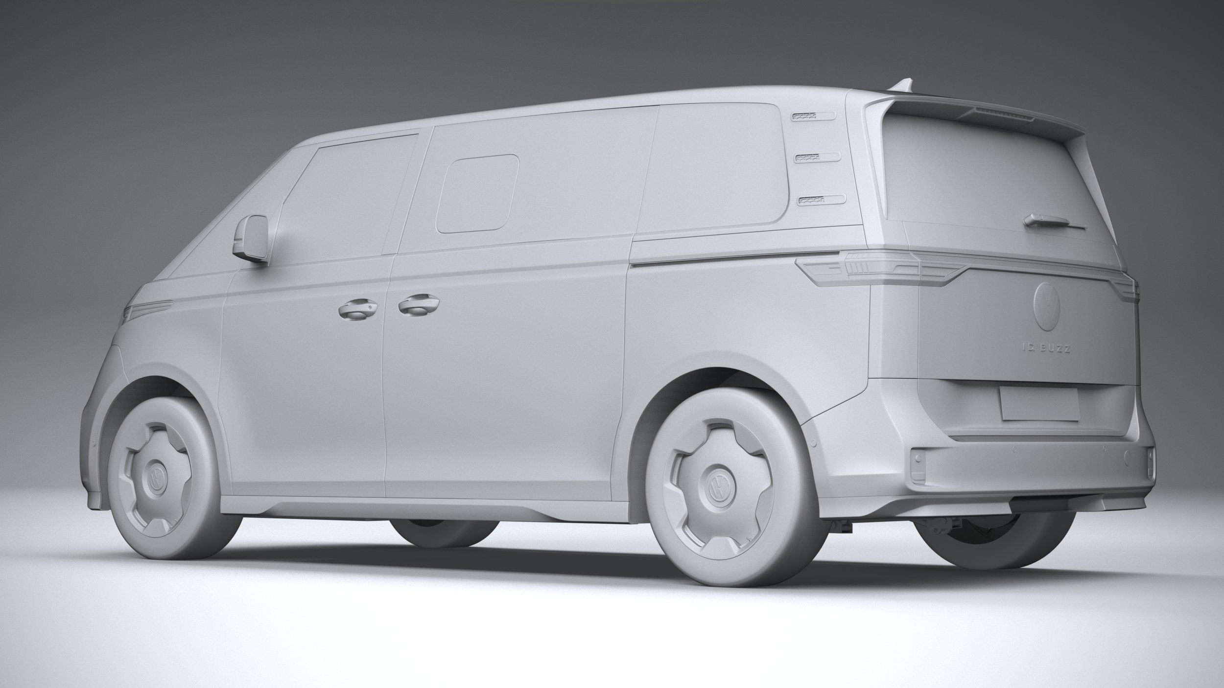 Volkswagen ID Buzz LWB 2023 3D model_21