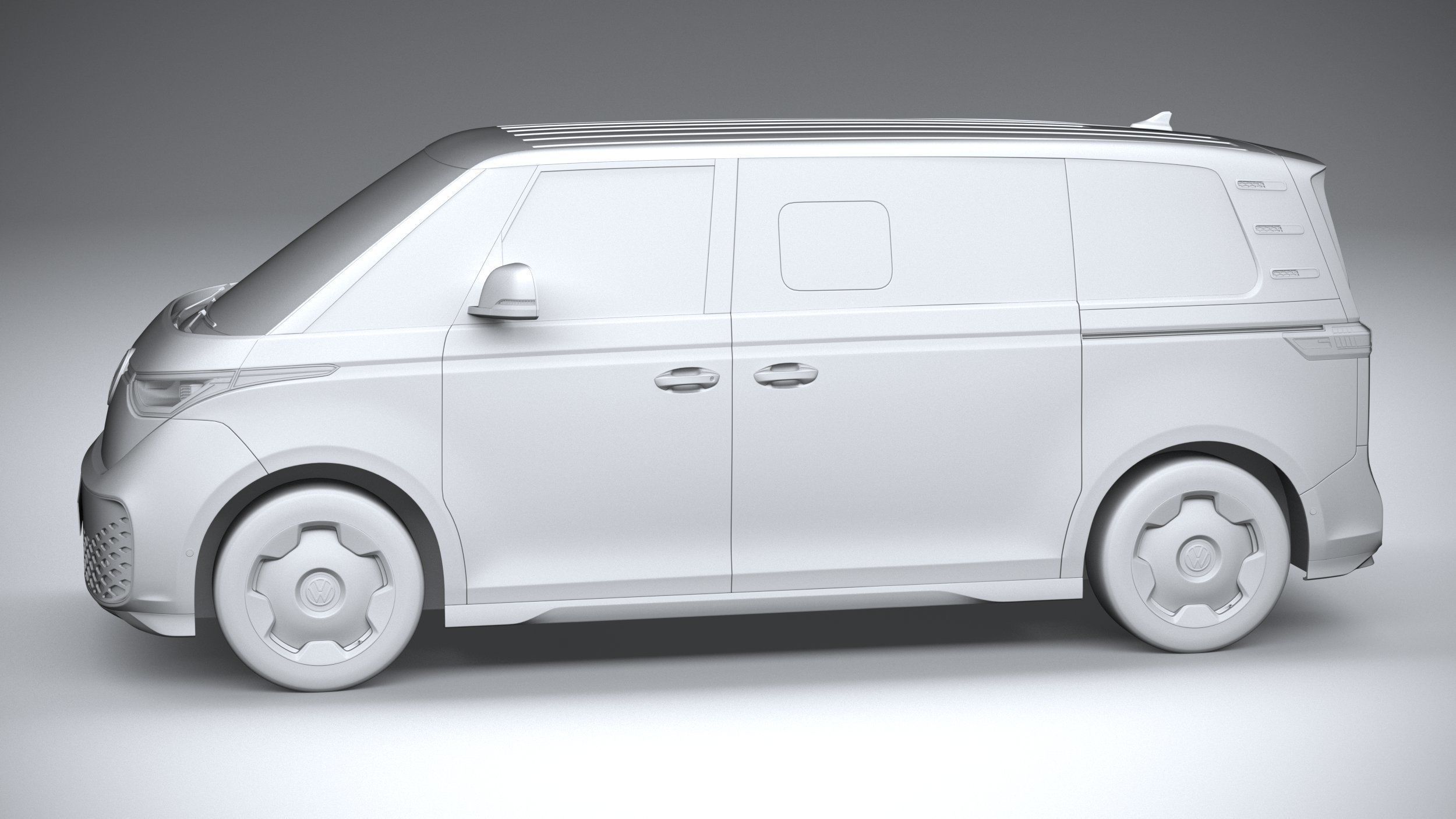 Volkswagen ID Buzz LWB 2023 3D model_22