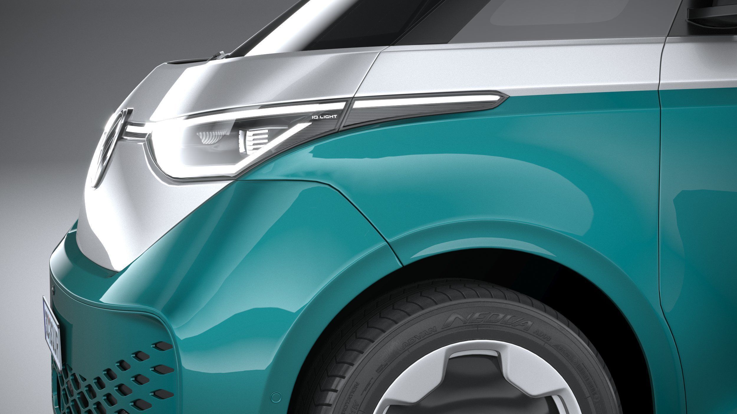 Volkswagen ID Buzz LWB 2023 3D model_3