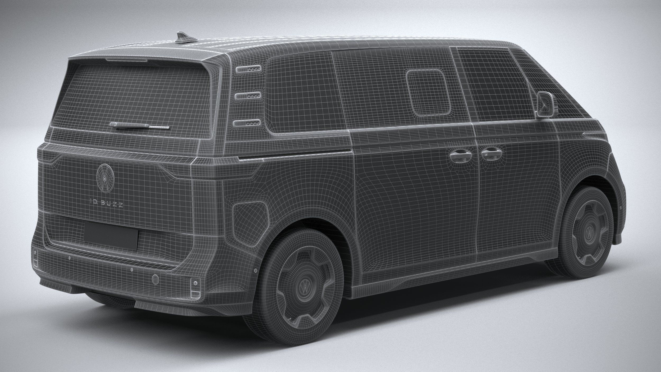 Volkswagen ID Buzz LWB 2023 3D model_27