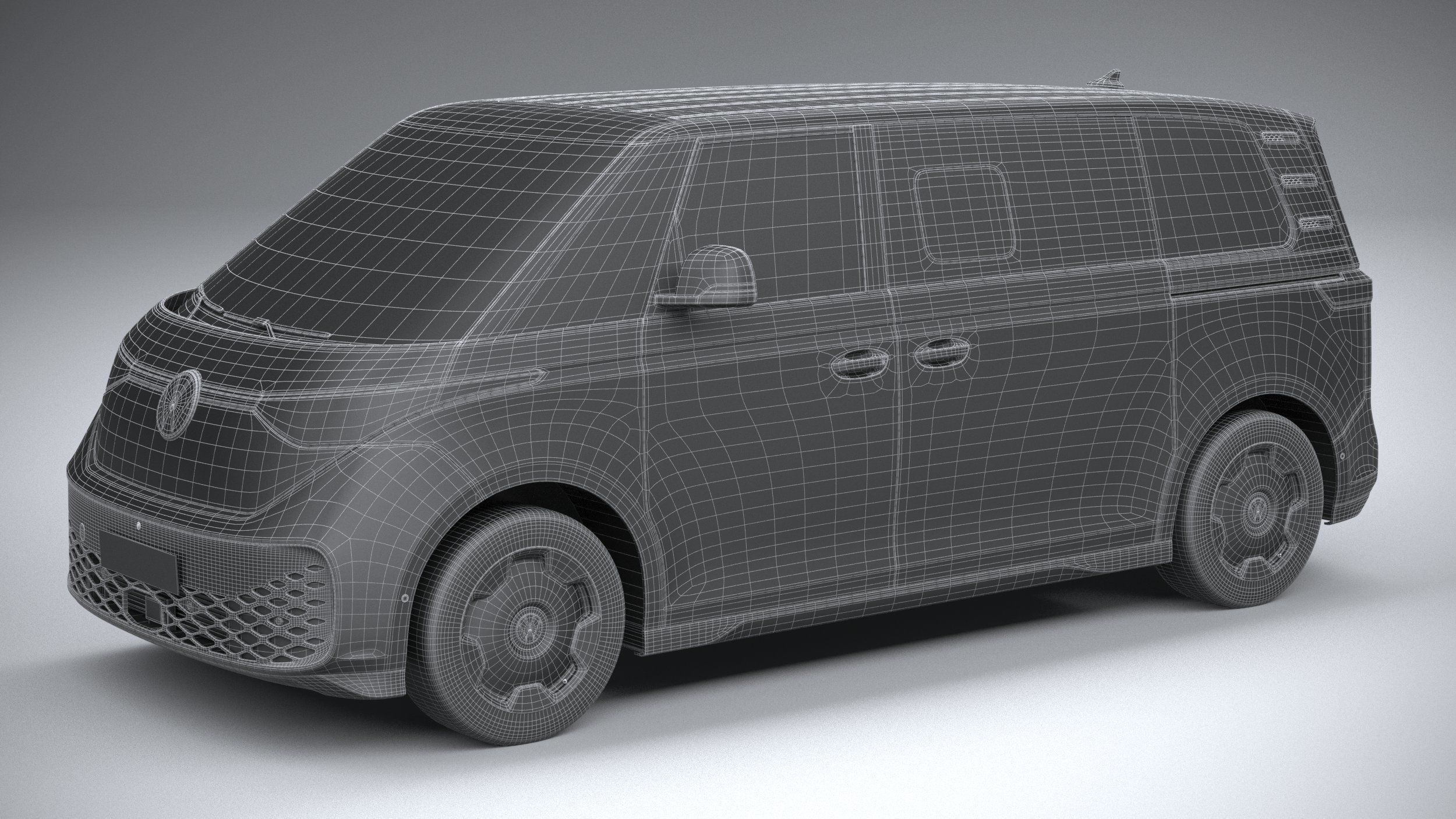 Volkswagen ID Buzz LWB 2023 3D model_28