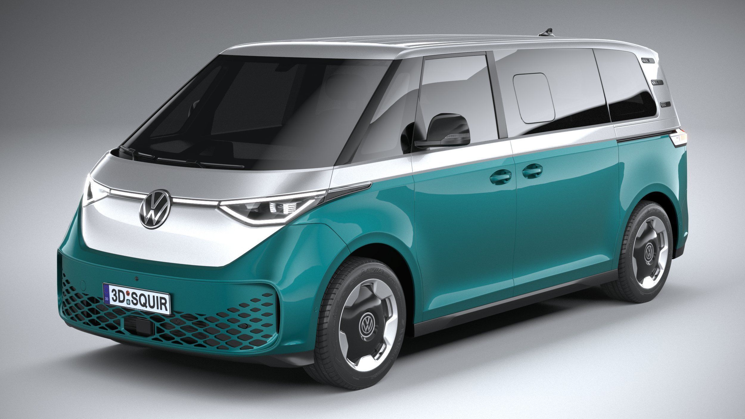 Volkswagen ID Buzz LWB 2023 3D model_1