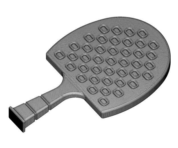 Kids Tennis Paddle Toy 3D model_5