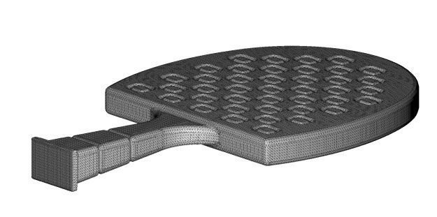 Kids Tennis Paddle Toy 3D model_6