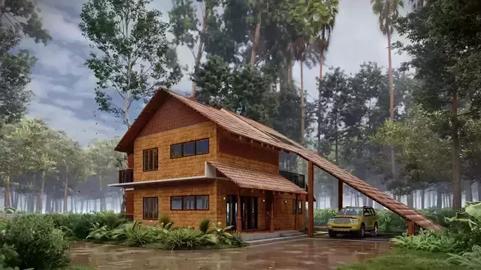 Holiday Retreat 3D model
