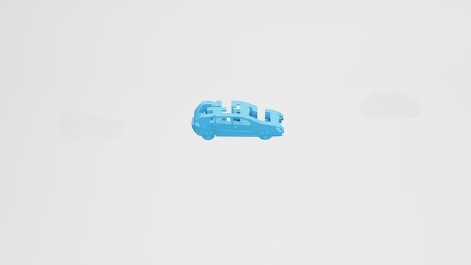 Volkswagen Golf MK5 GTI - Keychain 3D print model