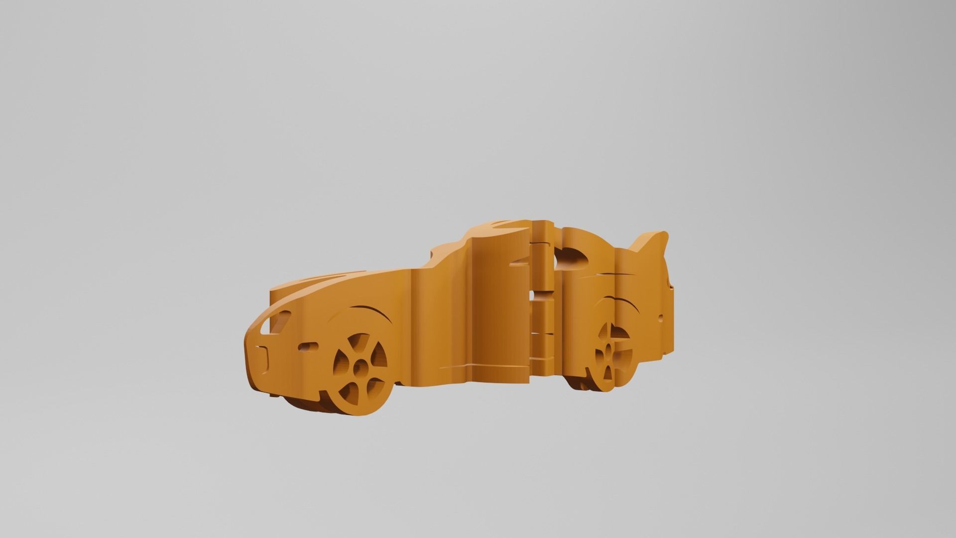 Toyota Supra MK4 - Keychain 3D print model_2