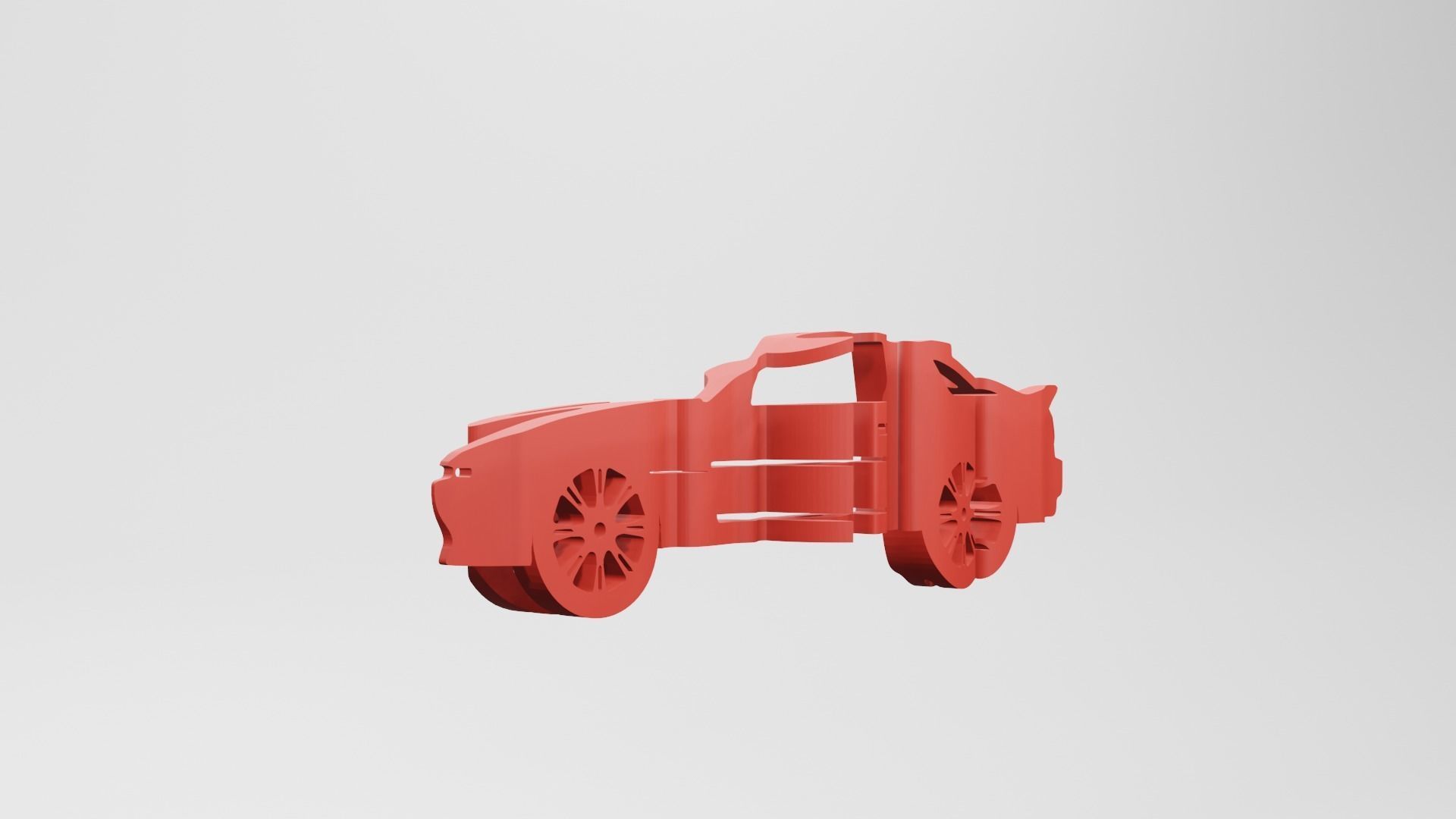 Toyota Supra MK3 - Keychain 3D print model_2