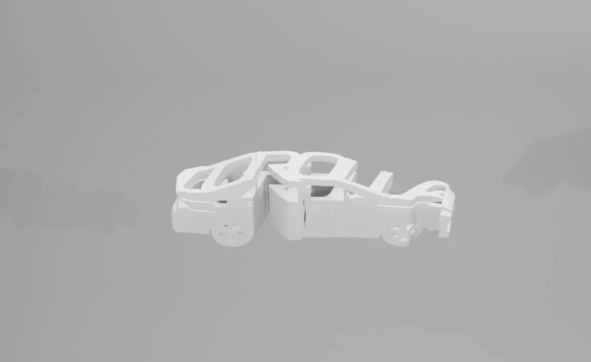 Toyota Corolla 2006 - Keychain 3D print model_0