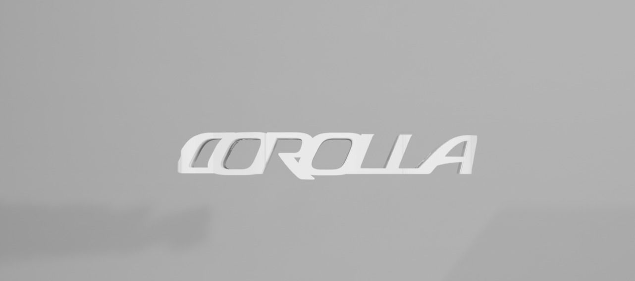 Toyota Corolla 2006 - Keychain 3D print model_4