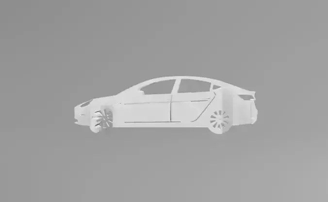 Tesla Model 3 - Keychain