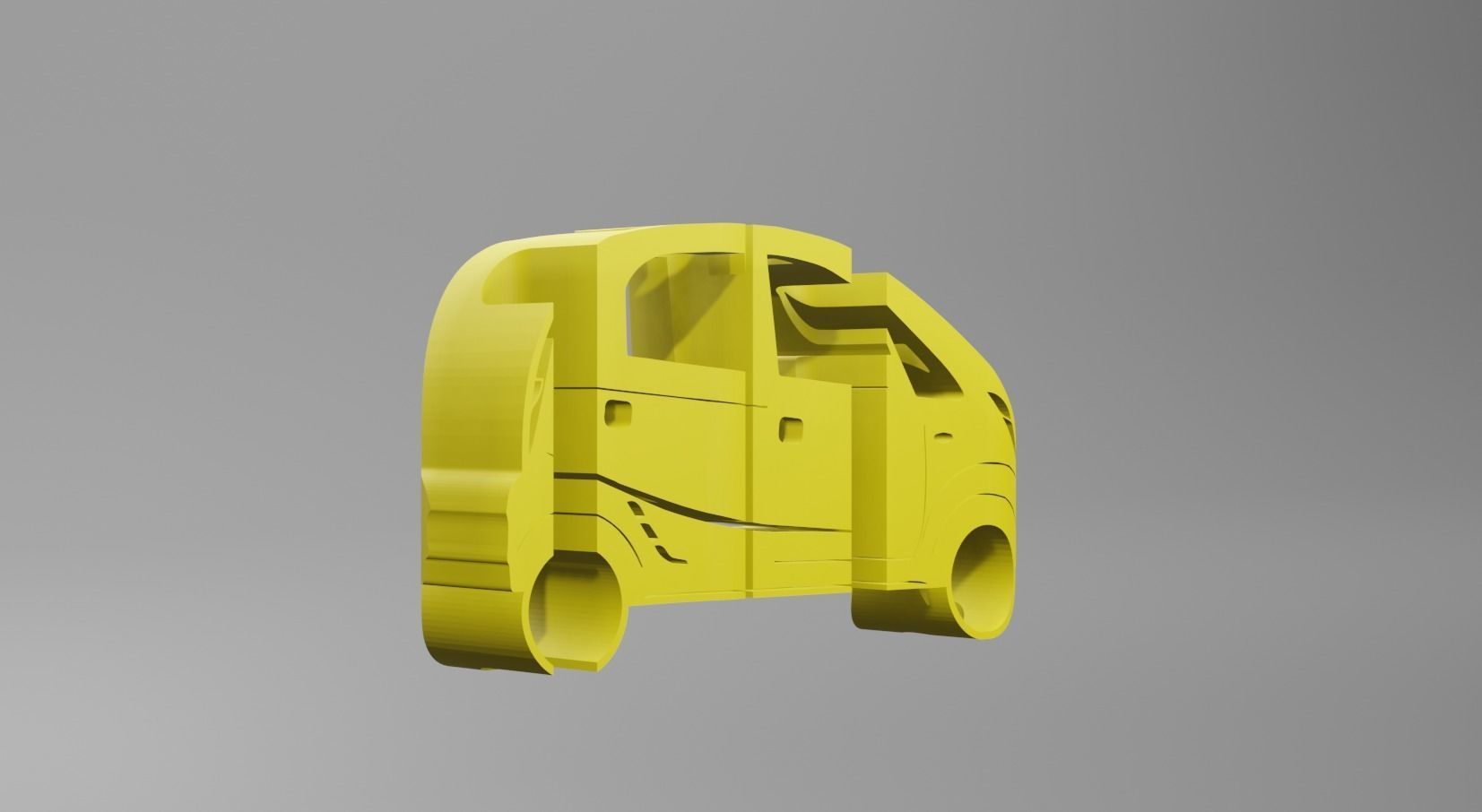 Tata Nano 2009 - Keychain 3D print model_2