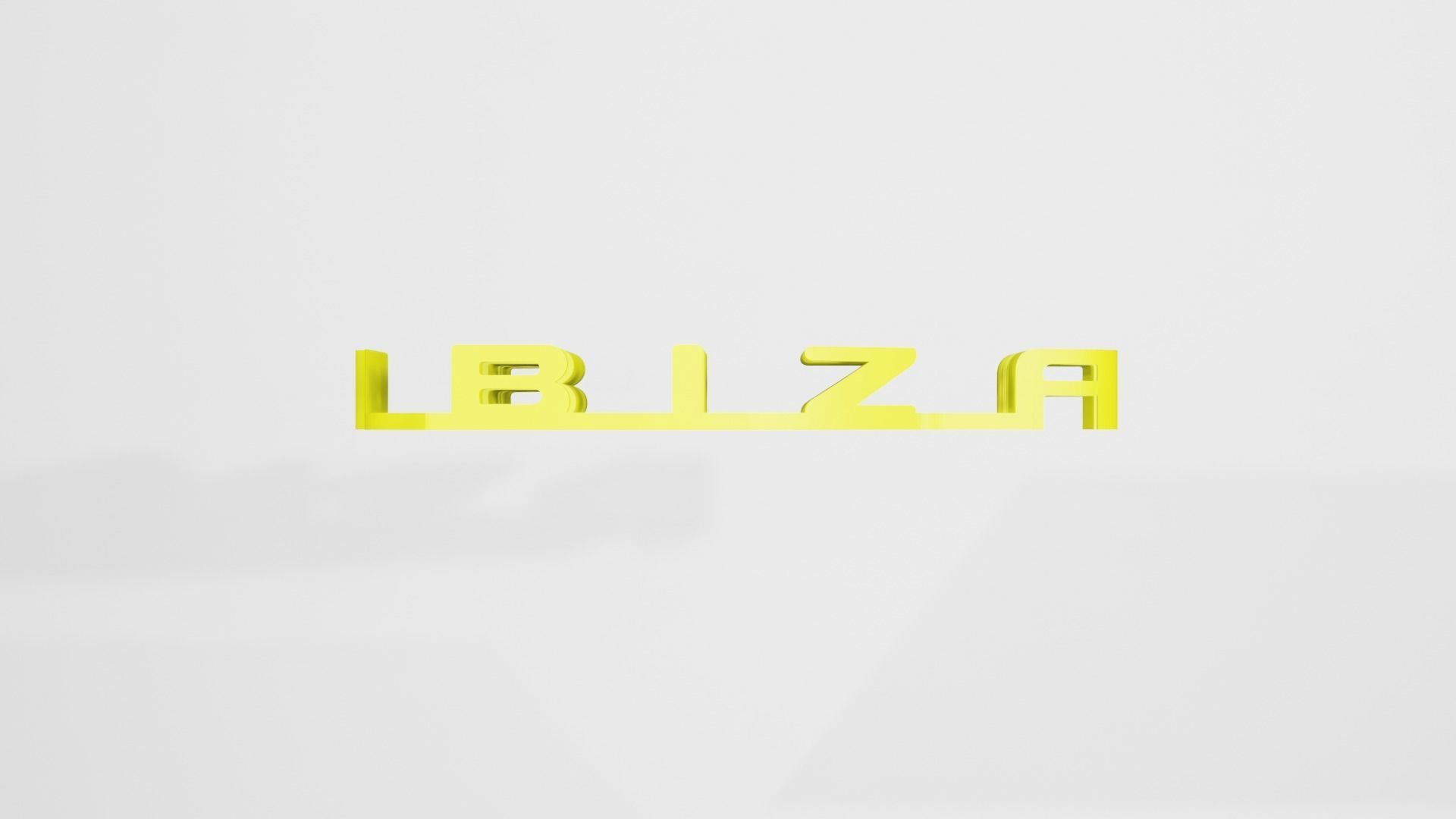 Seat Ibiza 6L - Keychain 3D print model_4
