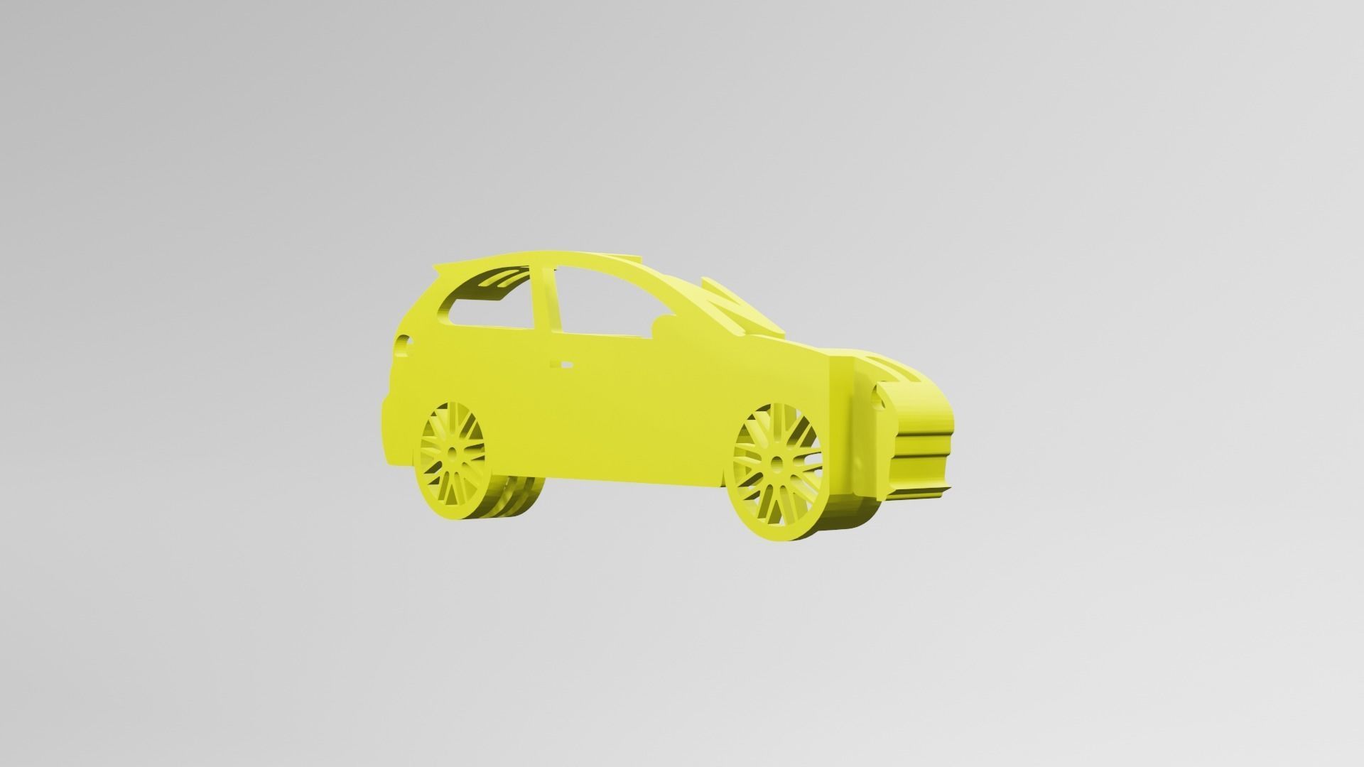 Seat Ibiza 6L - Keychain 3D print model_3