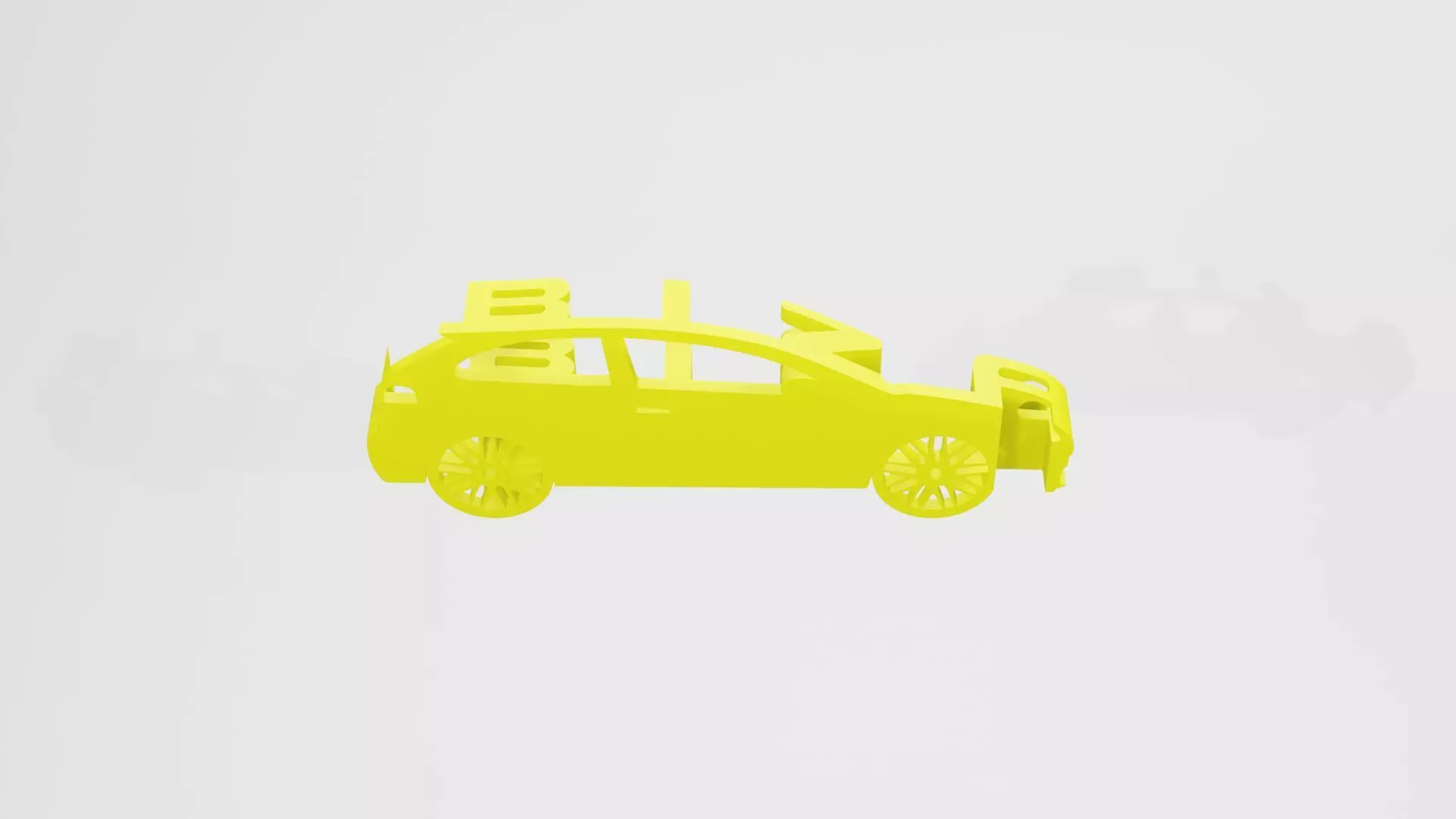 Seat Ibiza 6L - Keychain 3D print model_0