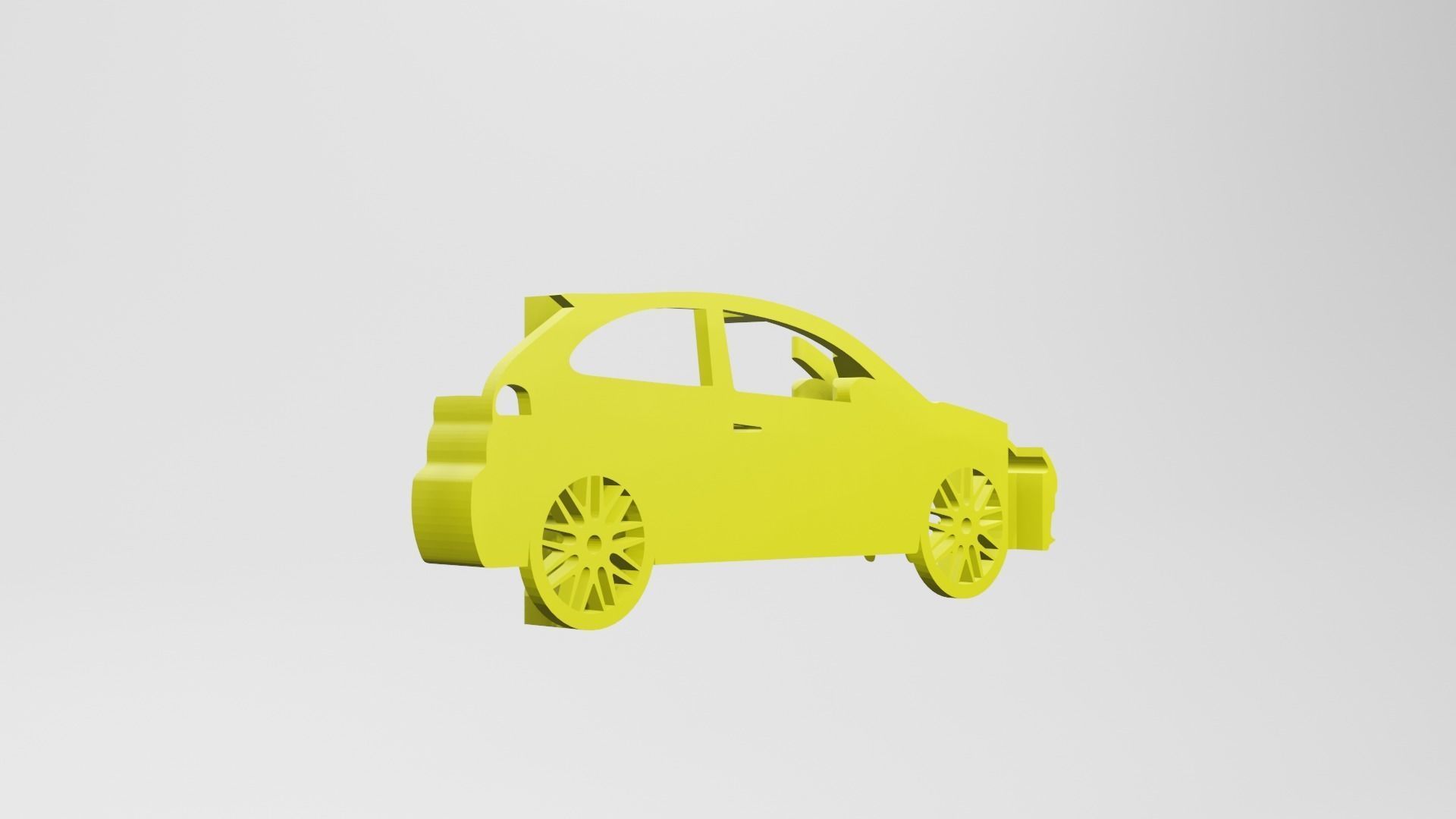 Seat Ibiza 6L - Keychain 3D print model_2