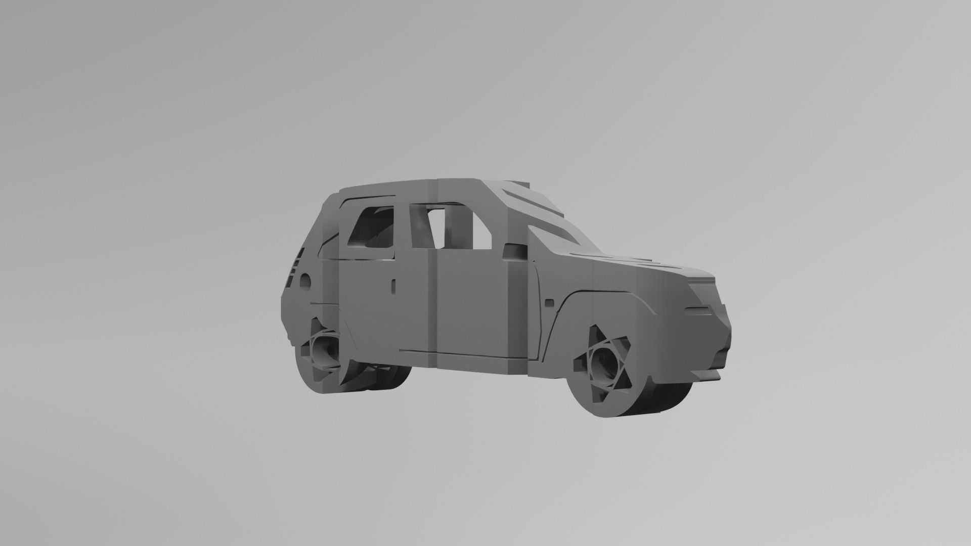 Renault 5 GT Turbo - Keychain 3D print model_3