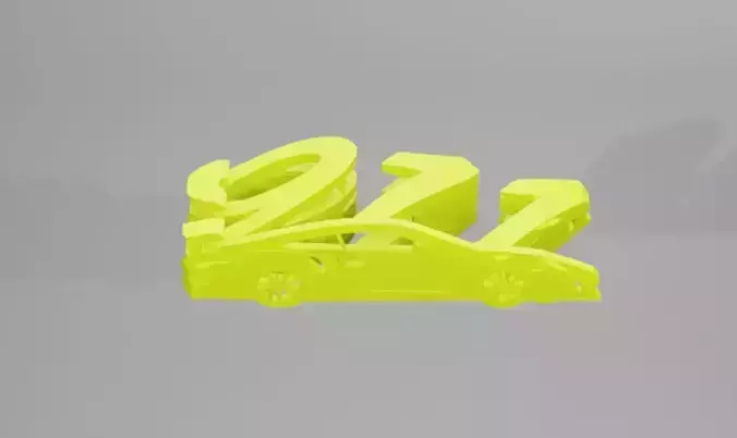 Porsche 911 GT3 RS - Keychain