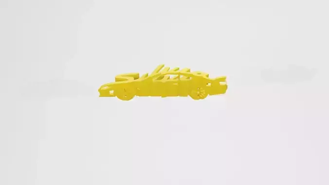 Nissan Silvia S15 - Keychain 3D print model