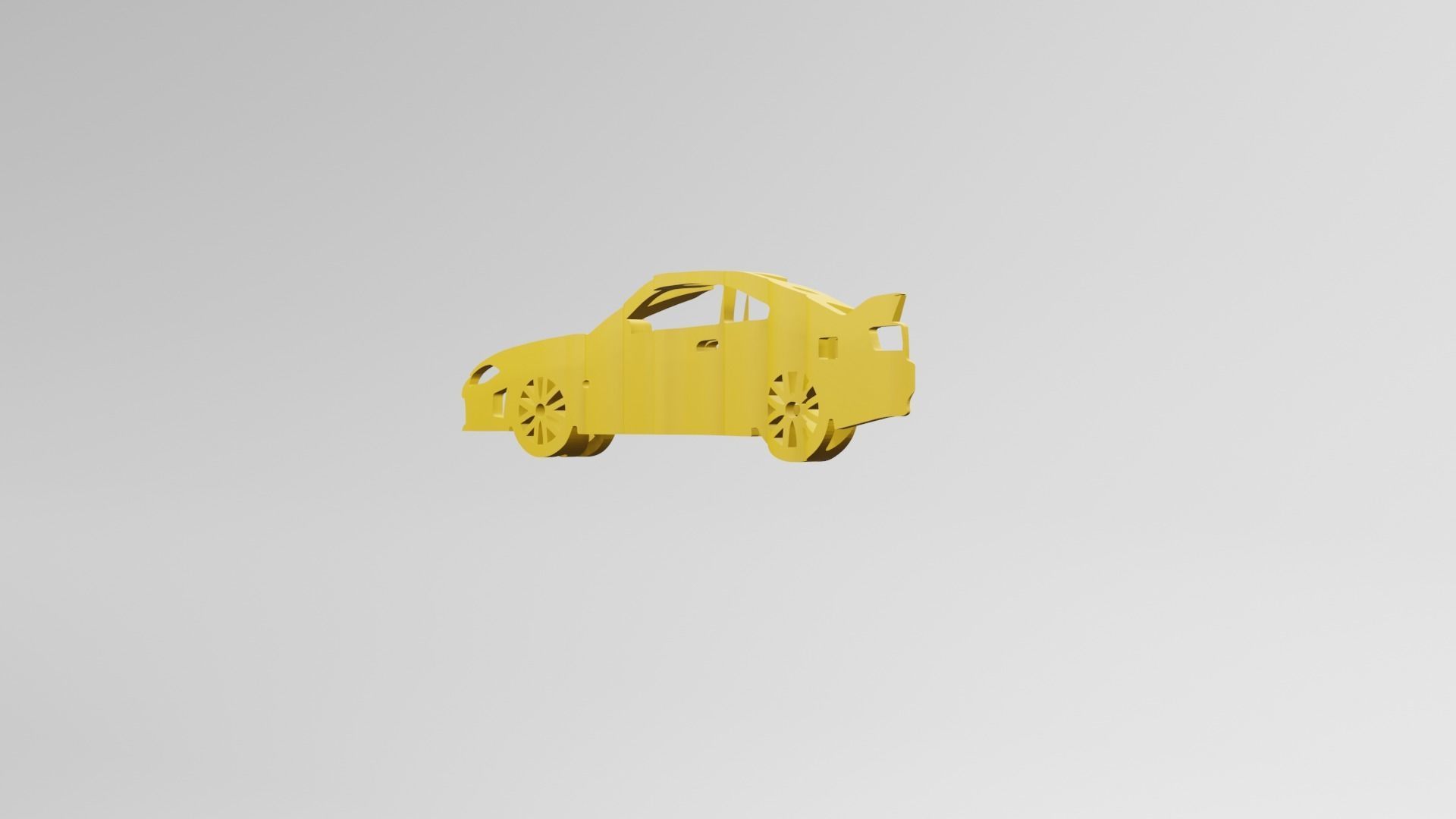 Nissan Silvia S15 - Keychain 3D print model_3