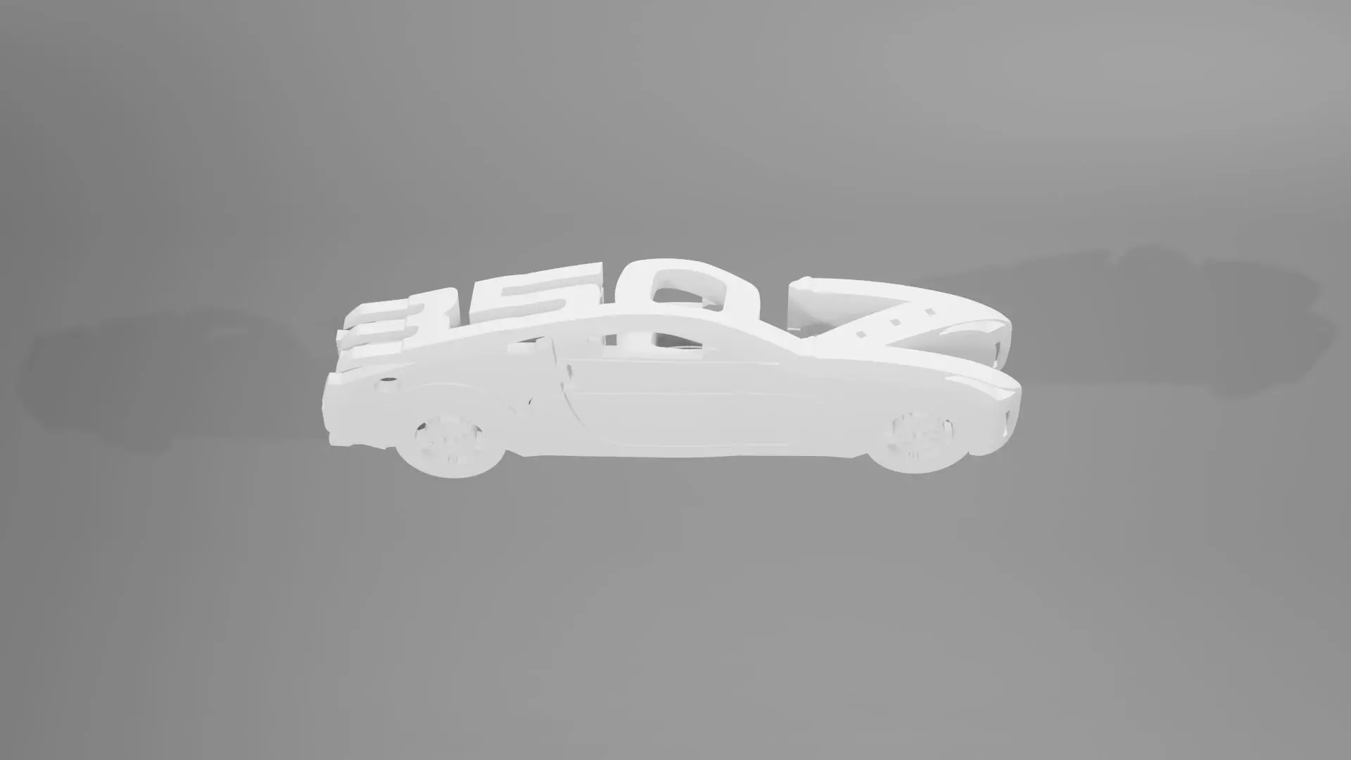 Nissan 350Z - Keychain 3D print model_0