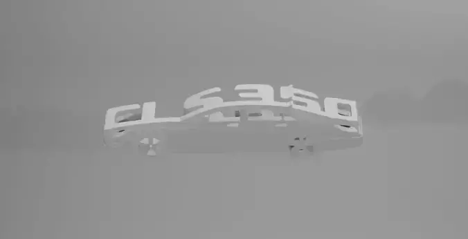 Mercedes CLS 350 - Keychain 3D print model