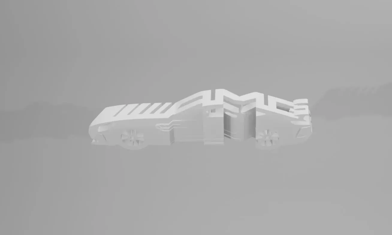 Mercedes AMG GT R - Keychain 3D print model_0