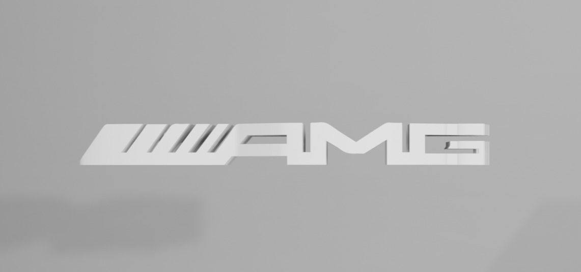 Mercedes AMG GT R - Keychain 3D print model_4