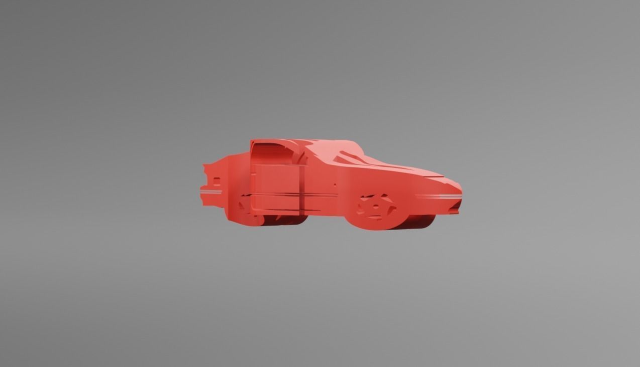 Mazda RX7 - Keychain 3D print model_3