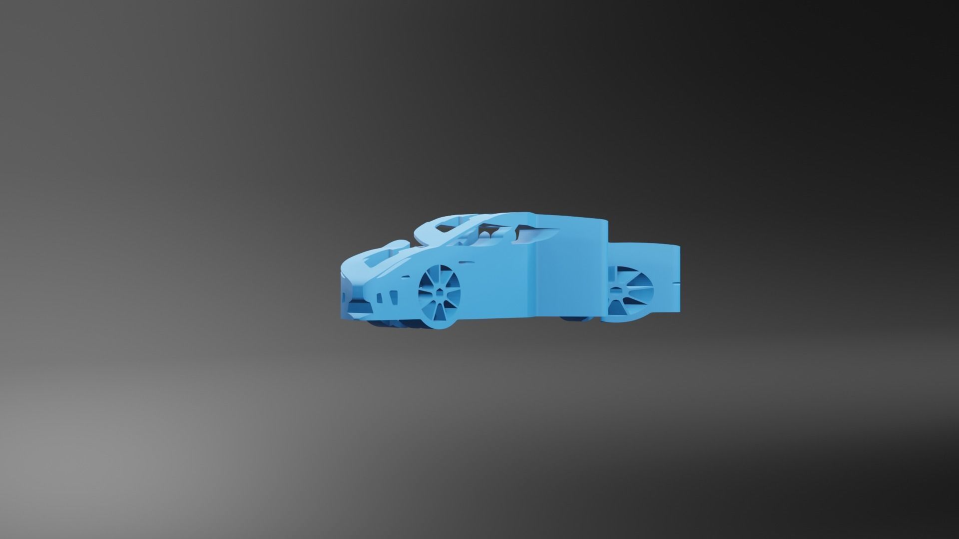 Koenigsegg CCX-R - Keychain 3D print model_2