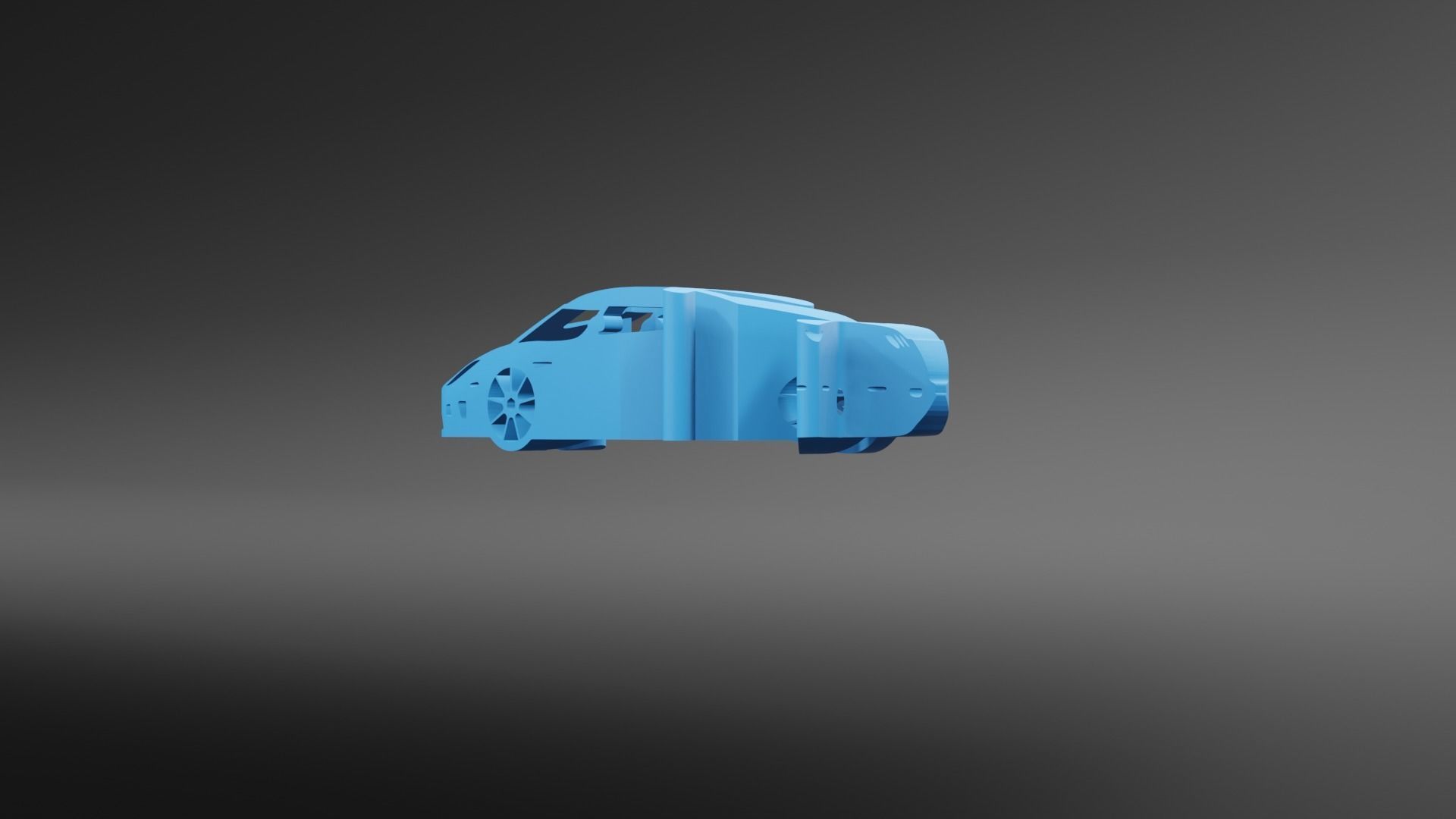 Koenigsegg CCX-R - Keychain 3D print model_3