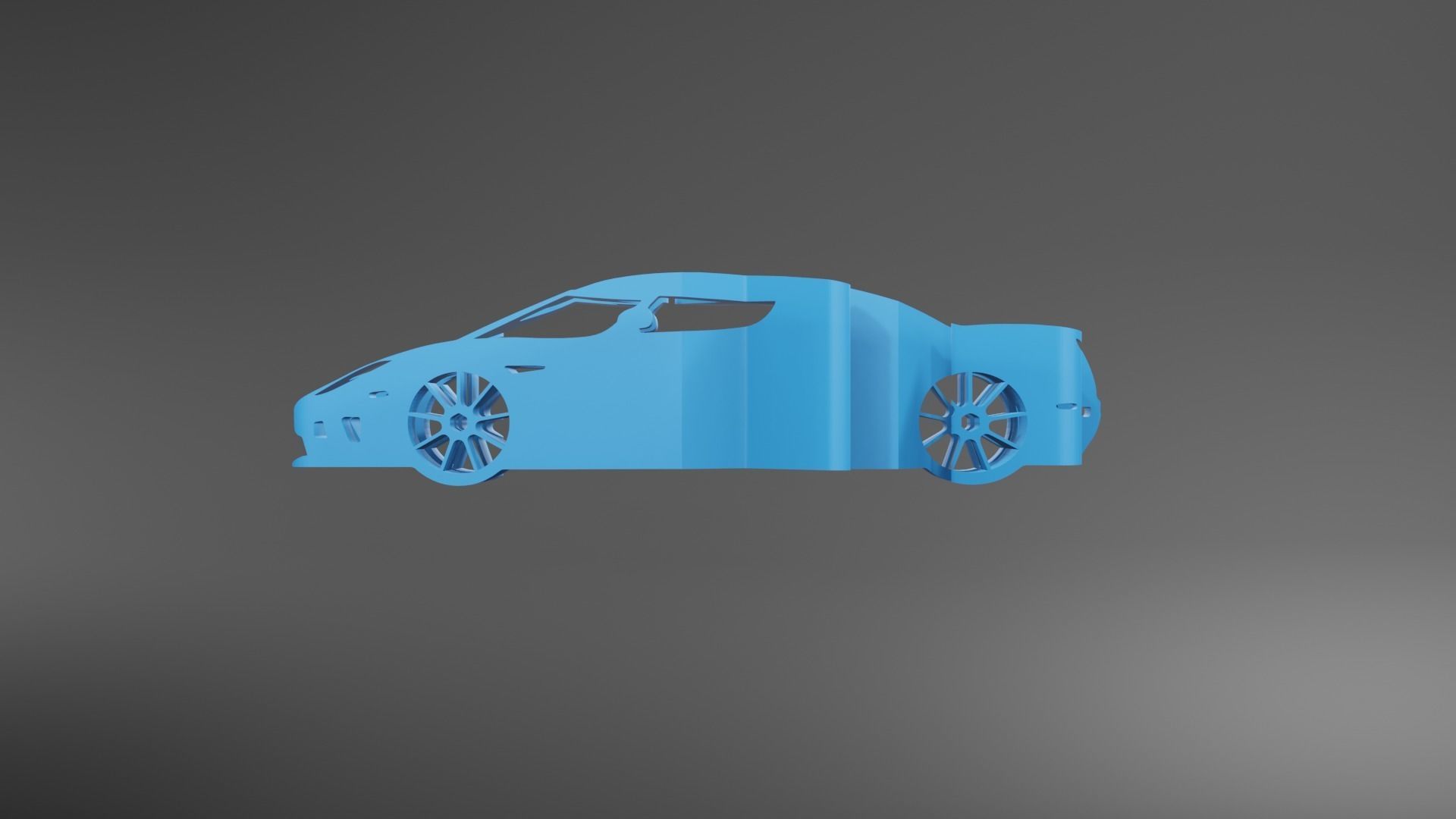 Koenigsegg CCX-R - Keychain 3D print model_1