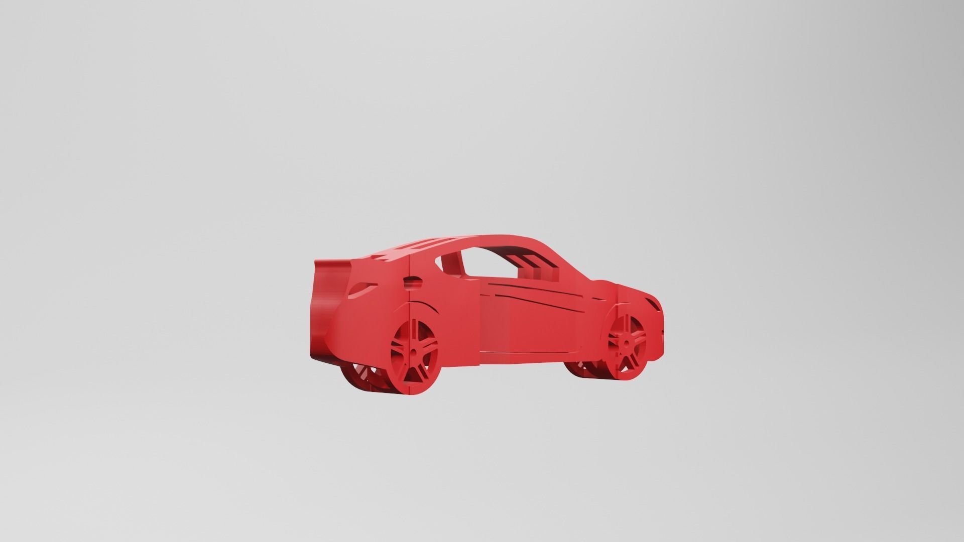 Hyundai Genesis Coupe - Keychain 3D print model_2