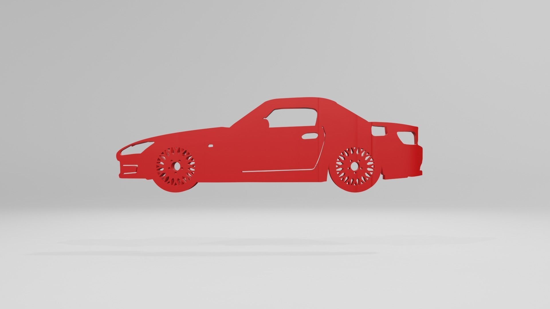 Honda S2000 - Keychain 3D print model_1