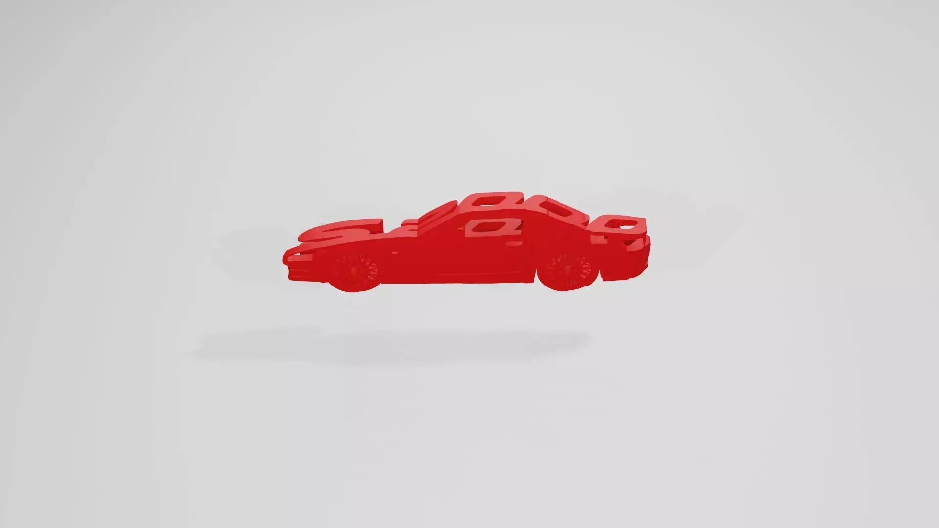 Honda S2000 - Keychain 3D print model_0
