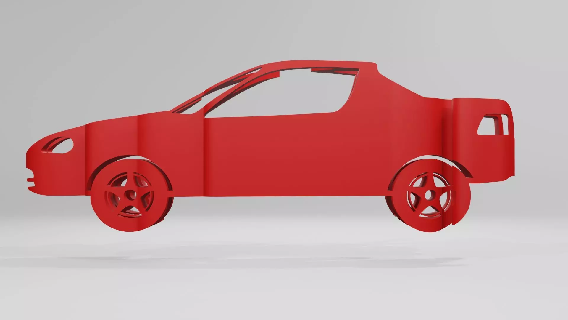 Honda Del Sol - Keychain 3D print model_0
