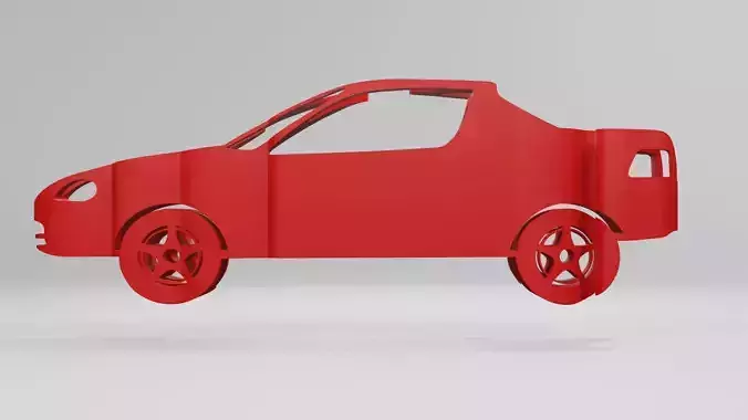 Honda Del Sol - Keychain 3D print model