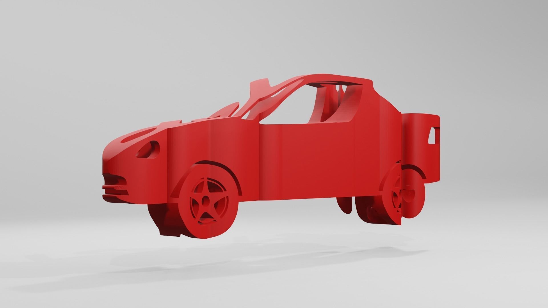 Honda Del Sol - Keychain 3D print model_1