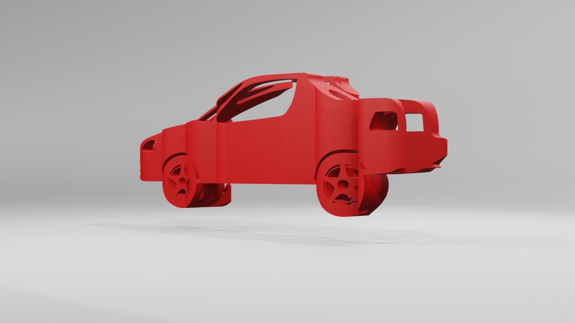 Honda Del Sol - Keychain 3D print model_2