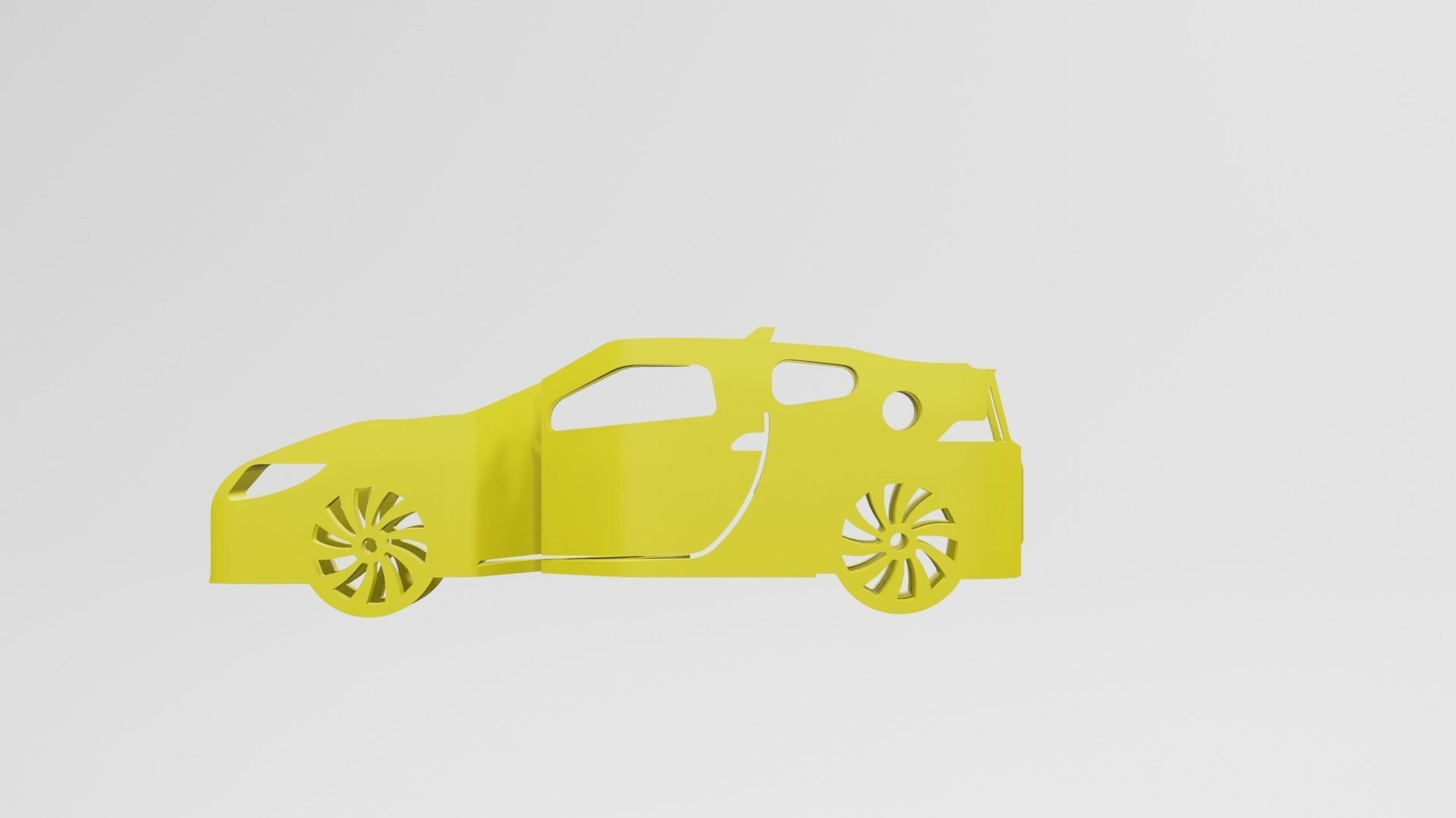 Honda CRZ - Keychain 3D print model_1