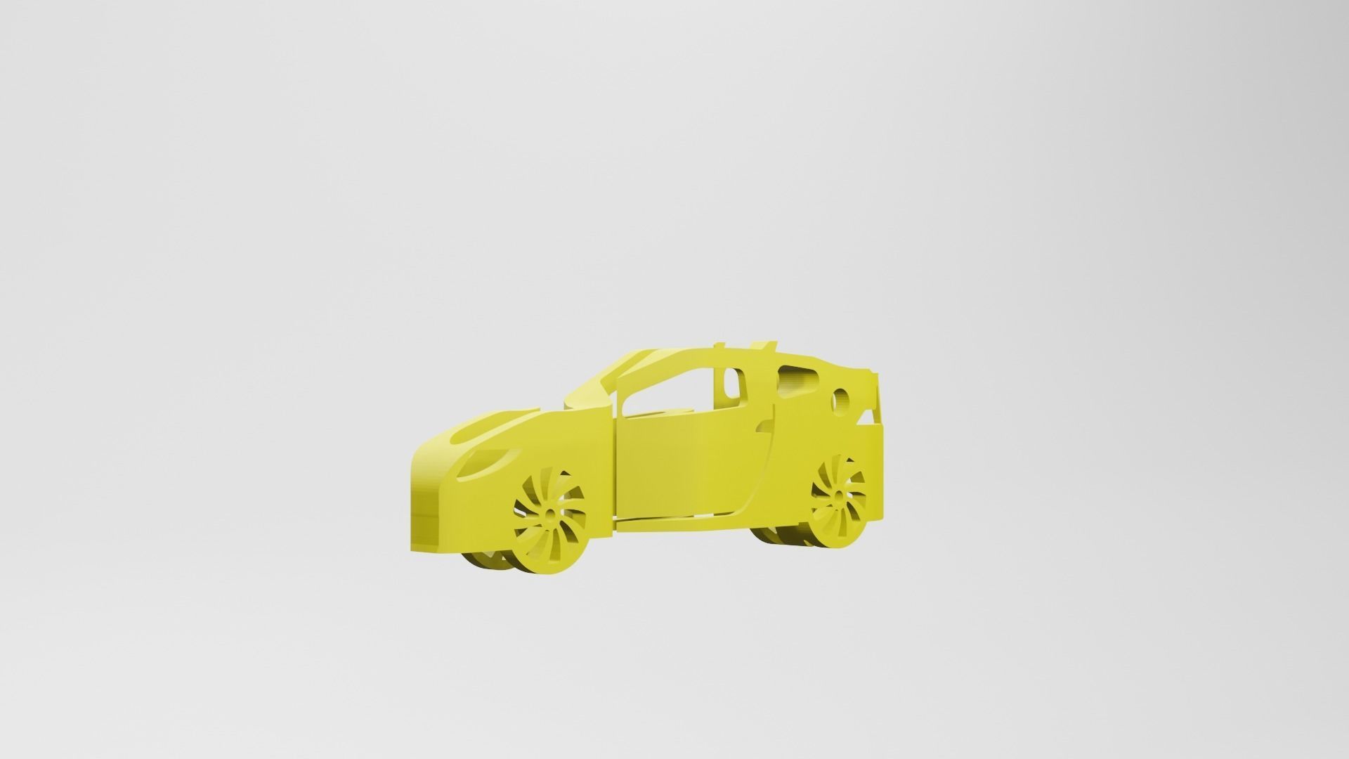 Honda CRZ - Keychain 3D print model_2