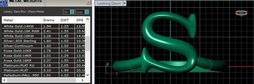 alphabet minimal S ring 85-MW 3D print model_13
