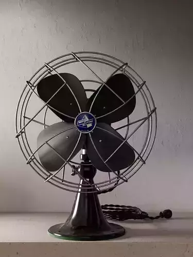 79646-AX Vintage Electric Fan 3D model