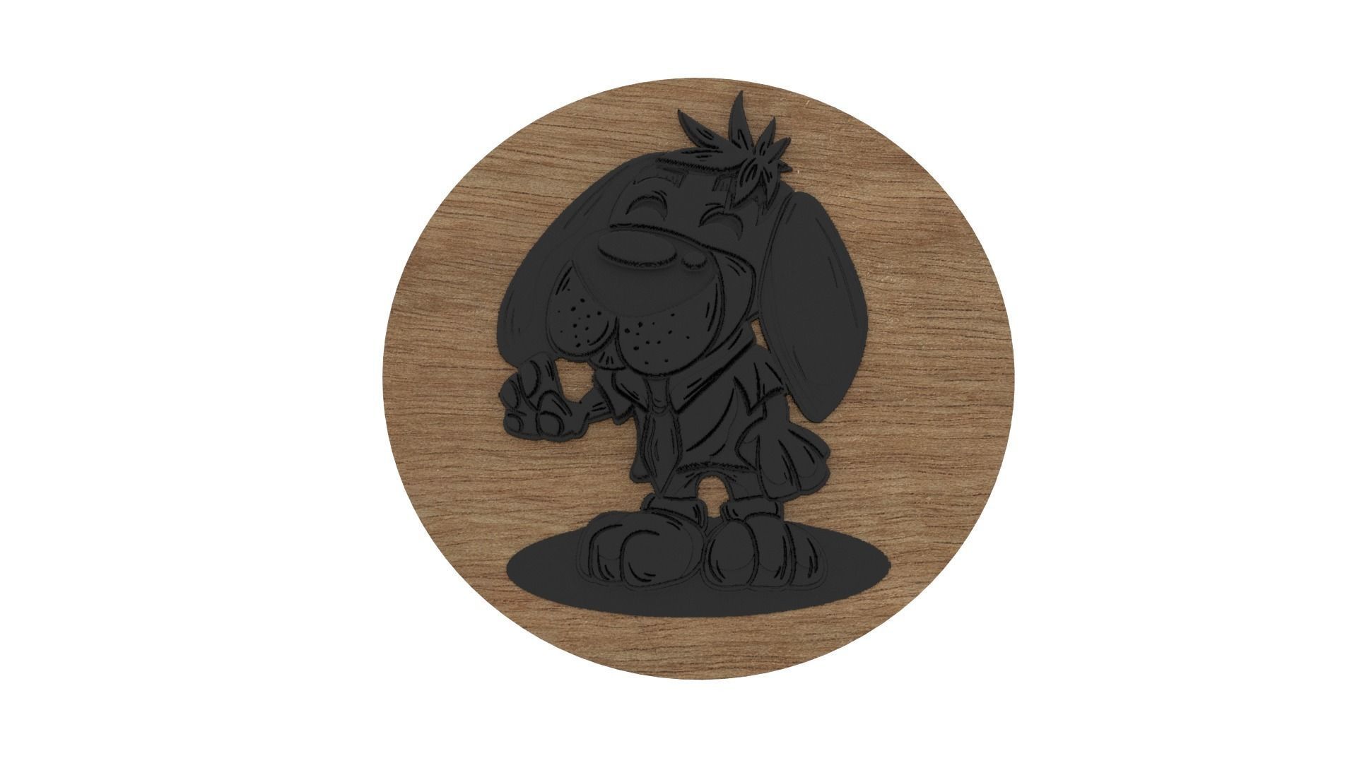 Medallion 3D print model_1