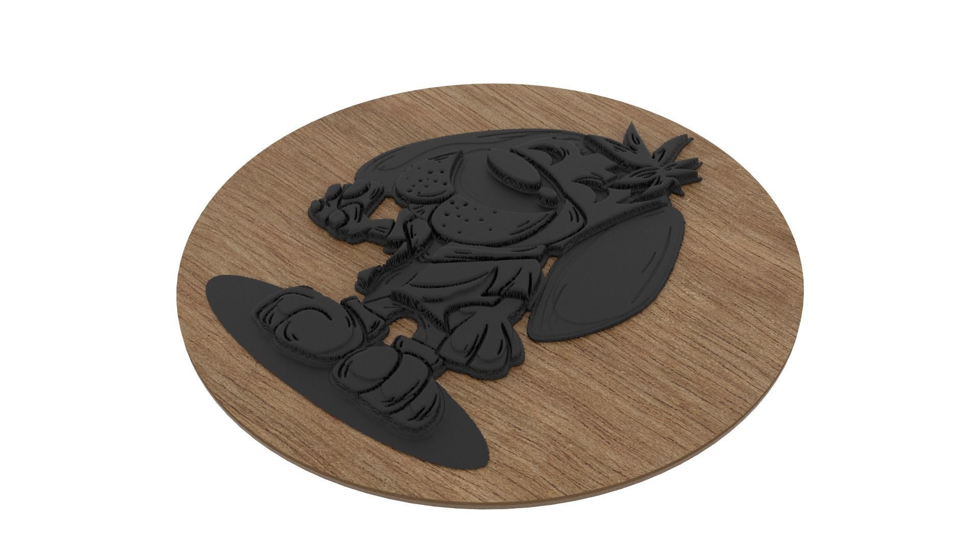 Medallion 3D print model_2