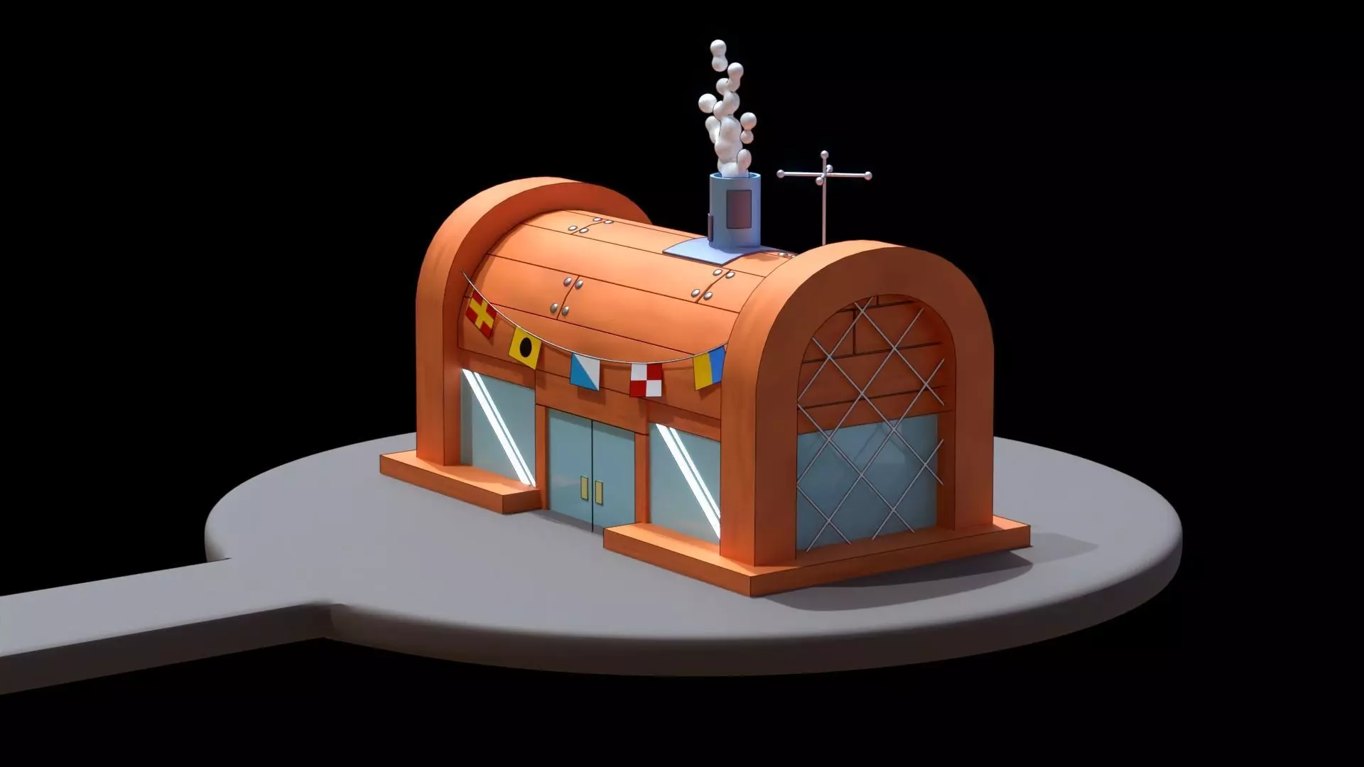 The Kursty Krab - from spongebob show 3D model_0