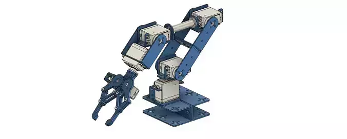 6 DOF Mechanical Arm Claw Kit