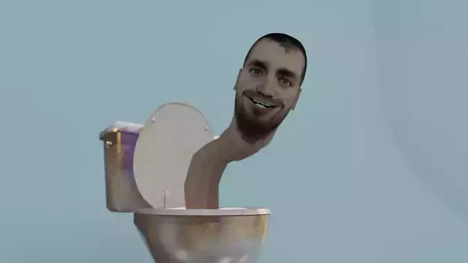 skibidi toilet Toilet man 2  3D model